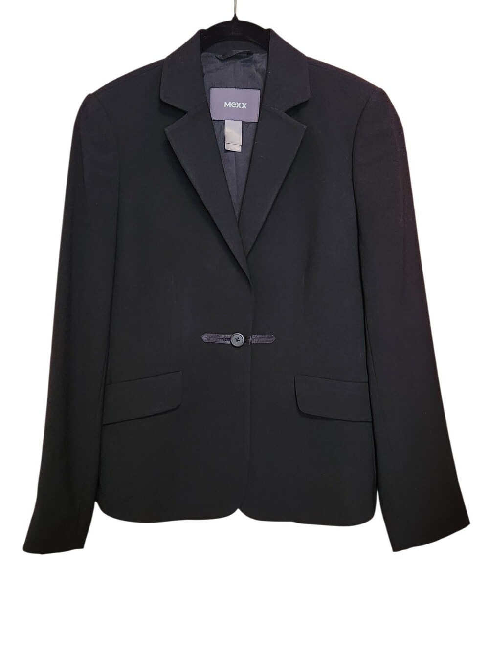 MEXX Black Tailored Blazer Jacket Size 6 NWOT Office Business